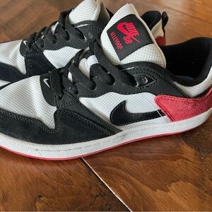 Nike SB Skateboarding Shoes – Black White Red